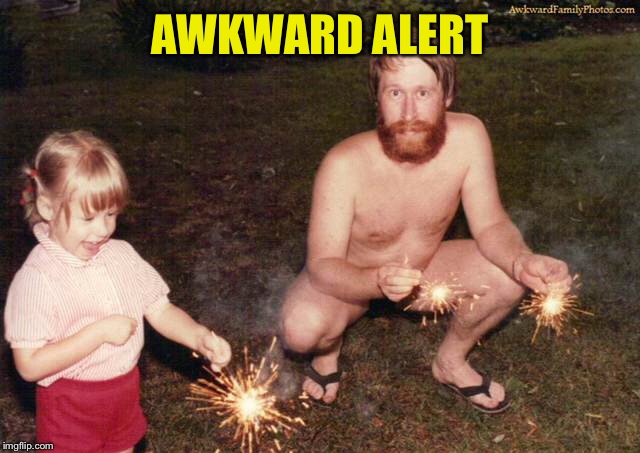 AWKWARD ALERT | made w/ Imgflip meme maker