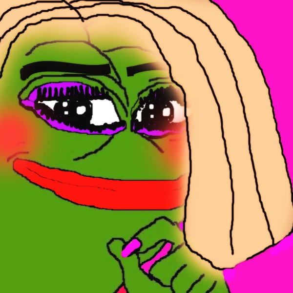 Drag Queen Pepe Blank Meme Template