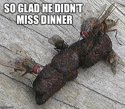 SO GLAD HE DIDN'T MISS DINNER | made w/ Imgflip meme maker
