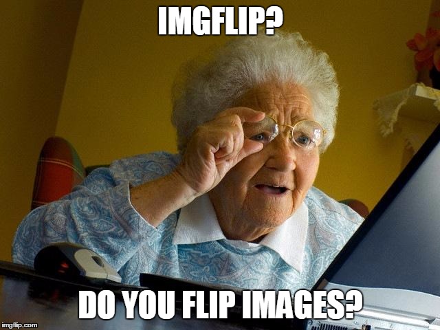 Grandma Finds The Internet Meme | IMGFLIP? DO YOU FLIP IMAGES? | image tagged in memes,grandma finds the internet | made w/ Imgflip meme maker