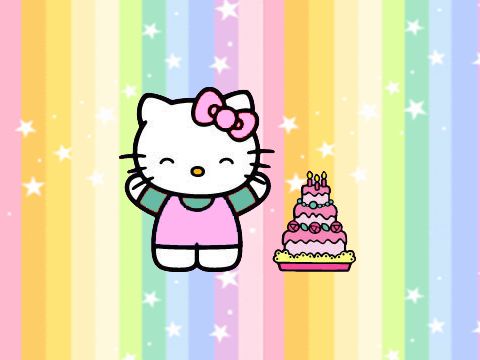 Hello Kitty Happy Birthday Sandi Blank Template Imgflip