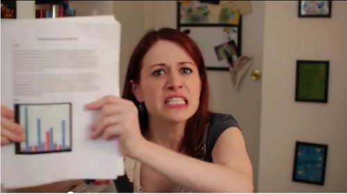 Lizzie Bennet's Done the Research Blank Meme Template