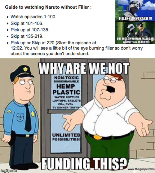 image tagged in family guy,naruto,anime meme | made w/ Imgflip meme maker