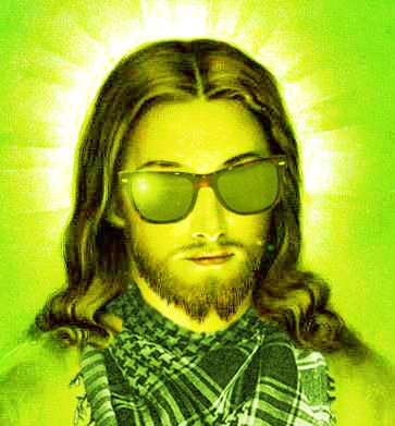 High Quality hipster jesus Blank Meme Template