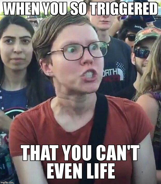 super_triggered | WHEN YOU SO TRIGGERED; THAT YOU CAN'T EVEN LIFE | image tagged in super_triggered | made w/ Imgflip meme maker