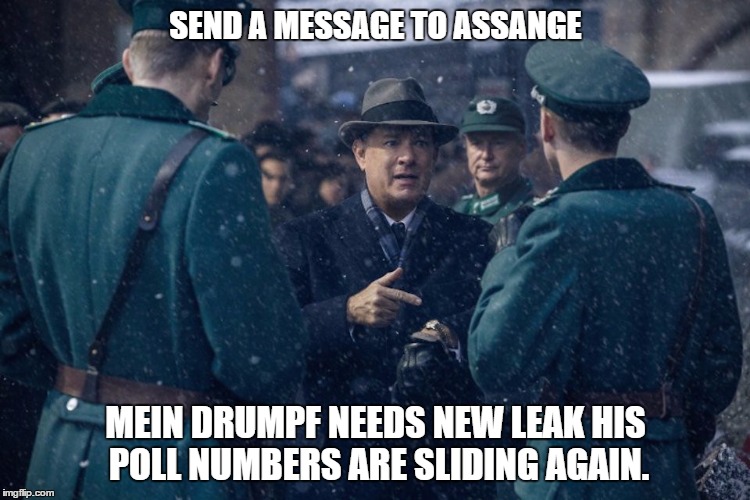 I ...know...NOOOOTTTHIINGG!!!! | SEND A MESSAGE TO ASSANGE; MEIN DRUMPF NEEDS NEW LEAK HIS POLL NUMBERS ARE SLIDING AGAIN. | image tagged in shultz,drumpf,reich | made w/ Imgflip meme maker