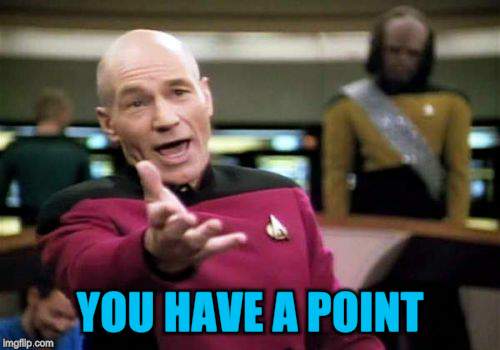 Picard Wtf Meme | YOU HAVE A POINT | image tagged in memes,picard wtf | made w/ Imgflip meme maker