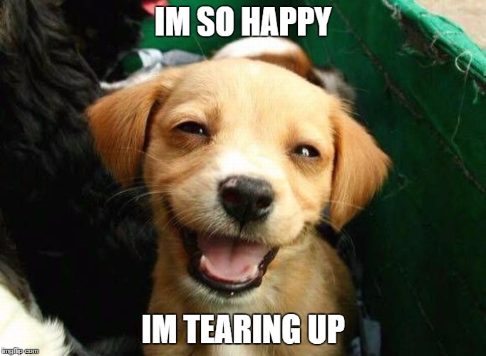 IM SO HAPPY; IM TEARING UP | made w/ Imgflip meme maker