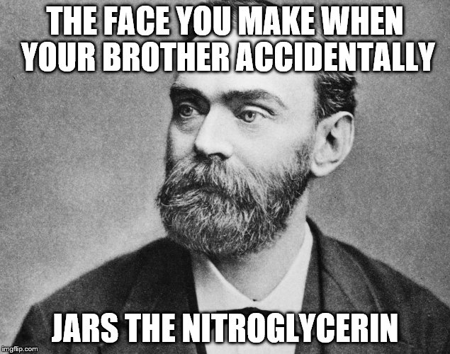 THE FACE YOU MAKE WHEN YOUR BROTHER ACCIDENTALLY; JARS THE NITROGLYCERIN | image tagged in alfred | made w/ Imgflip meme maker
