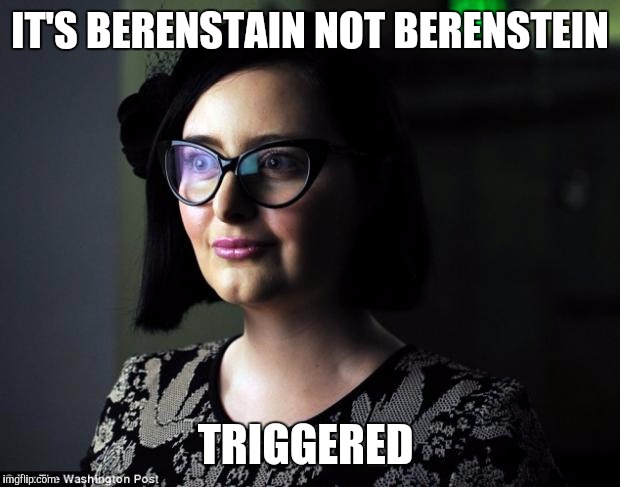 triggered | IT'S BERENSTAIN NOT BERENSTEIN; TRIGGERED | image tagged in triggered | made w/ Imgflip meme maker