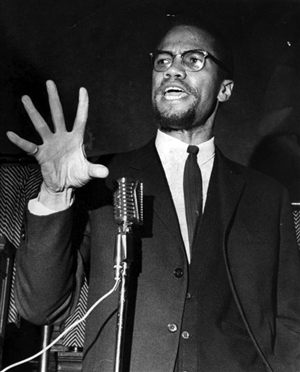 Malcolm X Hold Up Blank Meme Template