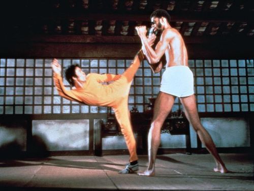 Kareem & Bruce Lee Blank Meme Template