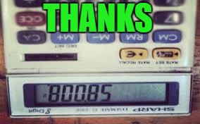 THANKS | made w/ Imgflip meme maker