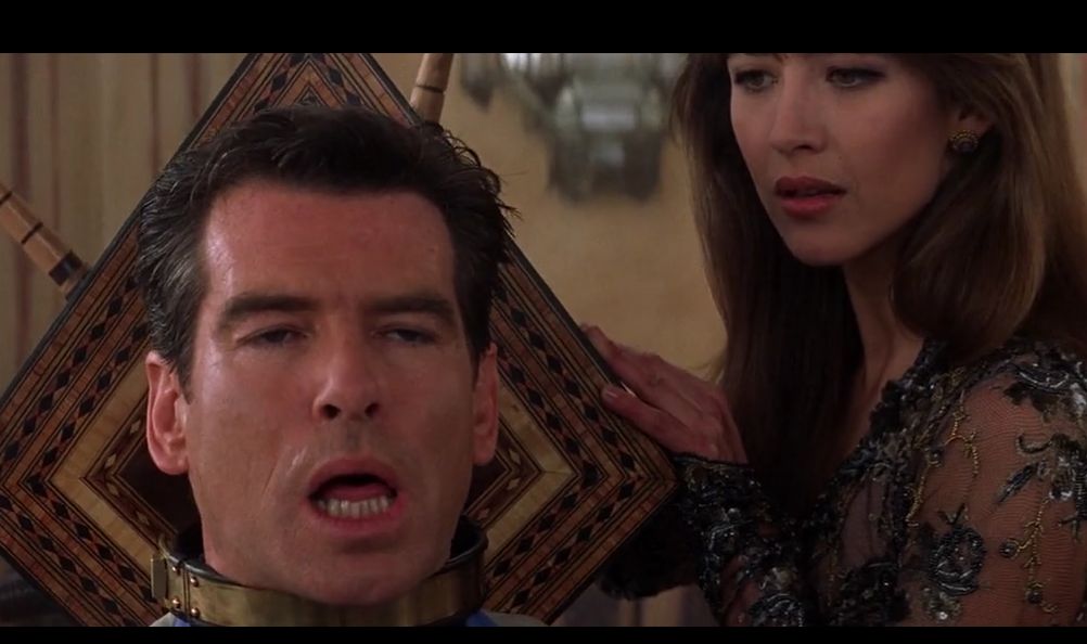 High Quality Pierce Brosnan Pain Face Blank Meme Template