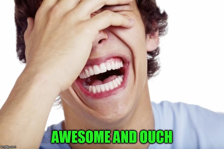 AWESOME AND OUCH | made w/ Imgflip meme maker