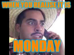Juan cena | WHEN YOU REALISE IT IS; MONDAY | image tagged in juan cena | made w/ Imgflip meme maker