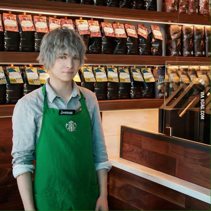 Starbucks Anime Kid Blank Meme Template