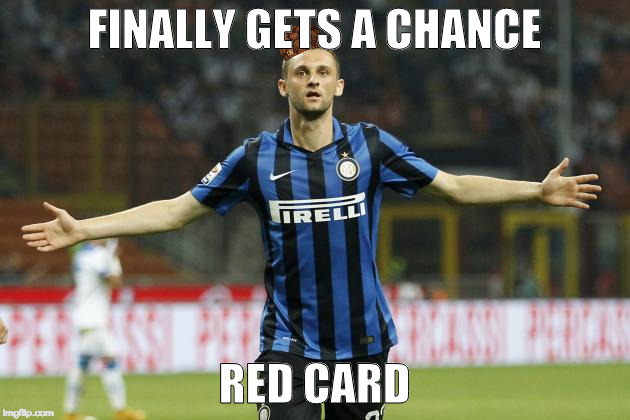 FINALLY GETS A CHANCE; RED CARD | made w/ Imgflip meme maker