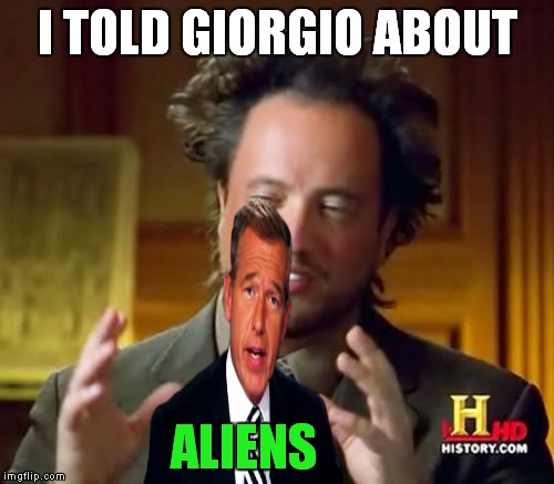 I TOLD GIORGIO ABOUT ALIENS | made w/ Imgflip meme maker