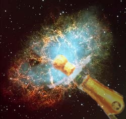 High Quality champagne supernova Blank Meme Template