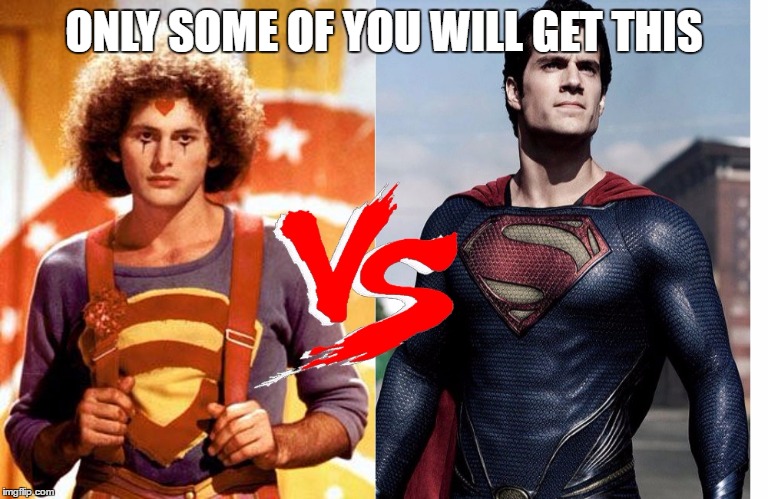 ONLY SOME OF YOU WILL GET THIS | image tagged in jesus vs superman | made w/ Imgflip meme maker