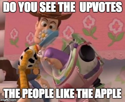DO YOU SEE THE  UPVOTES; THE PEOPLE LIKE THE APPLE | image tagged in mrs nesbitt | made w/ Imgflip meme maker
