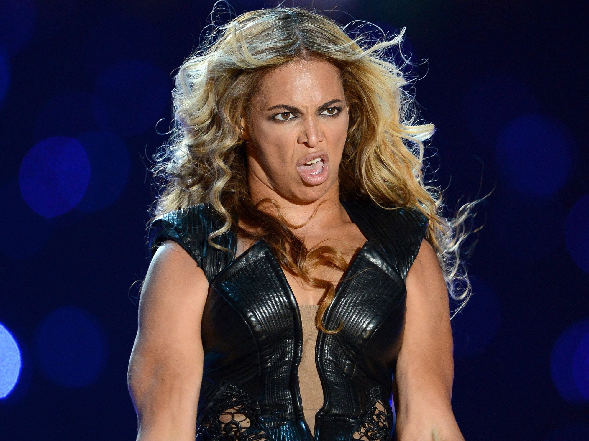 Beyonce that face you make Blank Meme Template. 