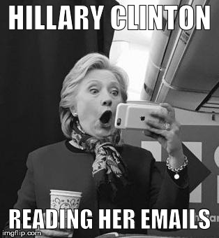 Hillary Clinton reading her emails | HILLARY CLINTON; READING HER EMAILS | image tagged in hillary clinton,funny memes | made w/ Imgflip meme maker