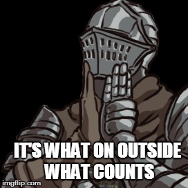 IT'S WHAT ON OUTSIDE WHAT COUNTS | made w/ Imgflip meme maker