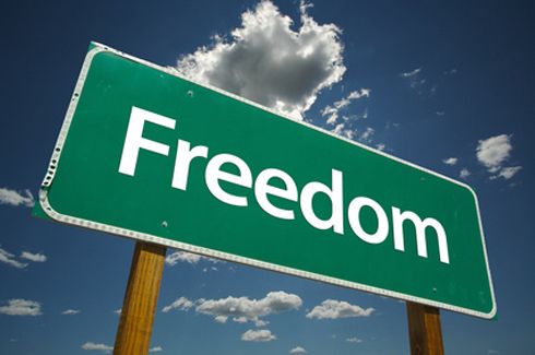 High Quality Freedom sign Blank Meme Template