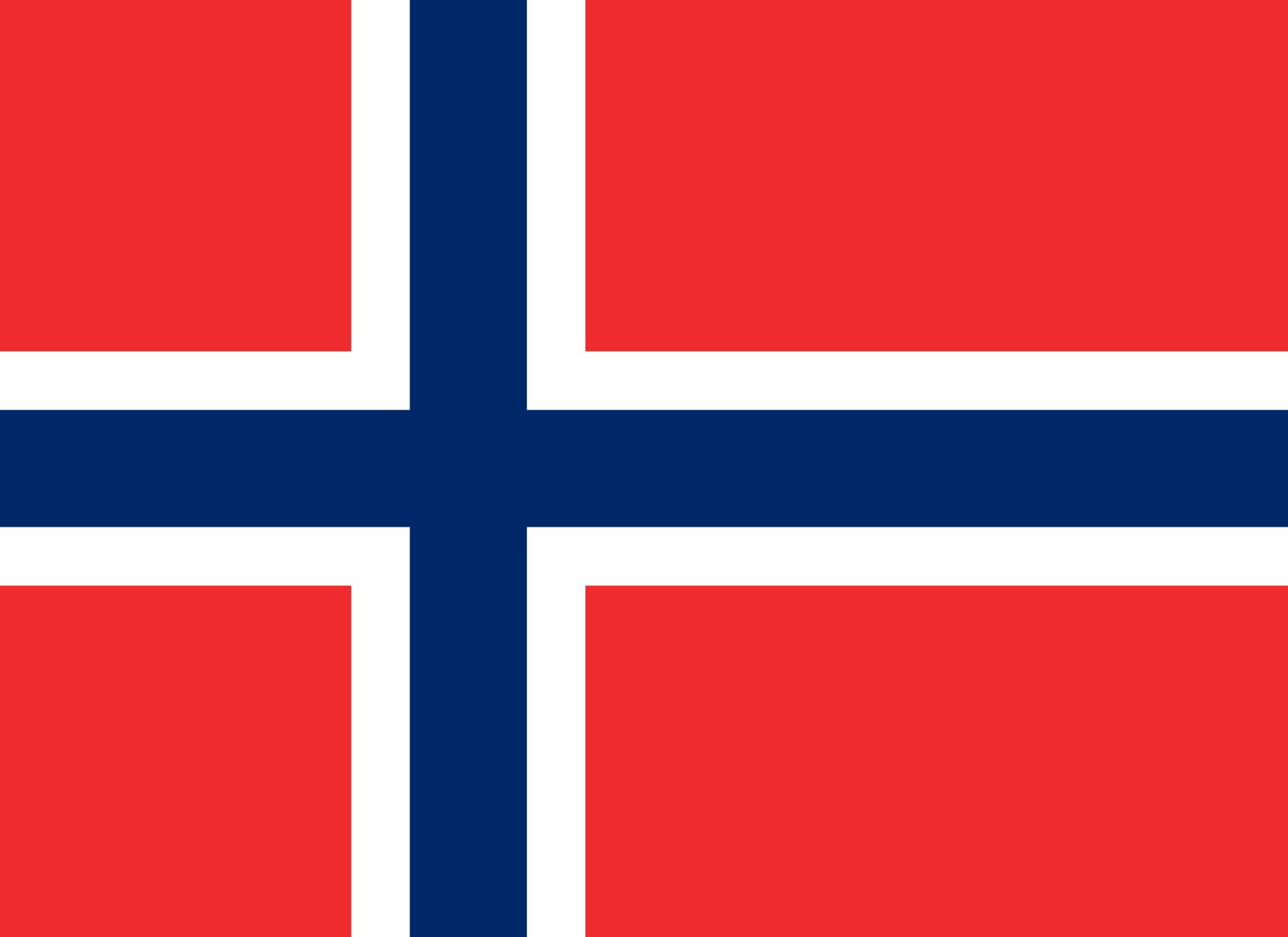 Norwegian flag Blank Meme Template