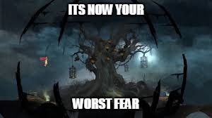 Terraria - The Corruption | ITS NOW YOUR; WORST FEAR | image tagged in terraria,the,corruption,the corruption | made w/ Imgflip meme maker