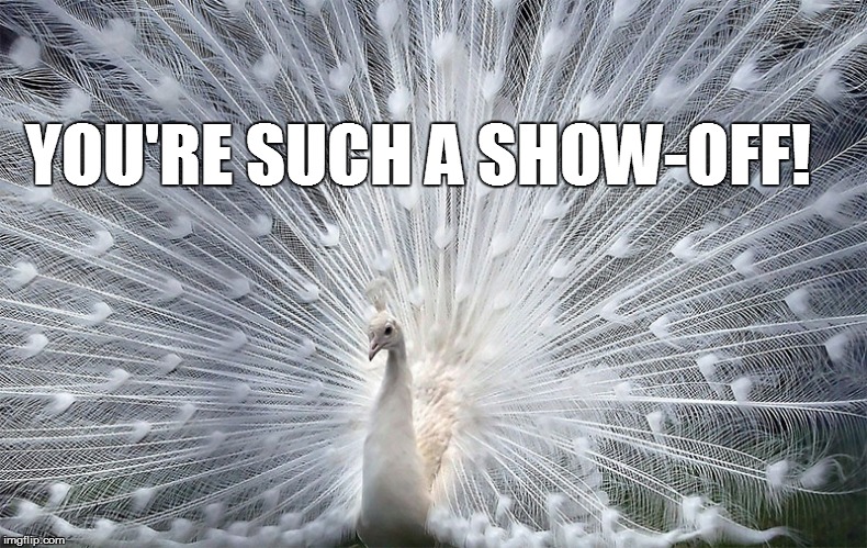YOU'RE SUCH A SHOW-OFF! | made w/ Imgflip meme maker