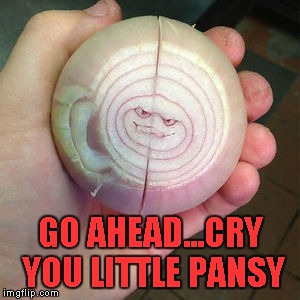 GO AHEAD...CRY YOU LITTLE PANSY | made w/ Imgflip meme maker