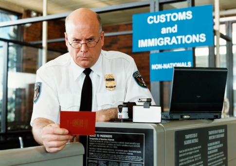 High Quality Immigration Officer Blank Meme Template