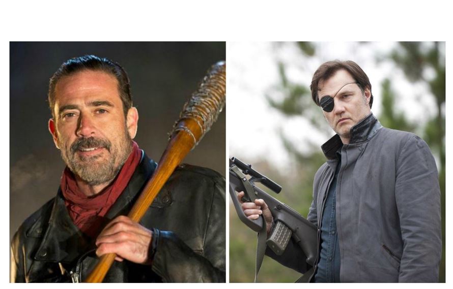 High Quality Negan And Govenor The Walking Dead Blank Meme Template