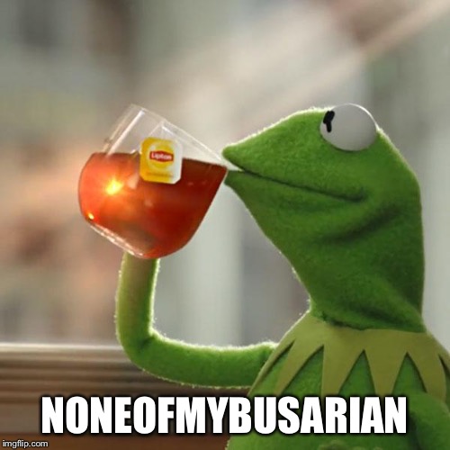 But That's None Of My Business Meme | NONEOFMYBUSARIAN | image tagged in memes,but thats none of my business,kermit the frog | made w/ Imgflip meme maker
