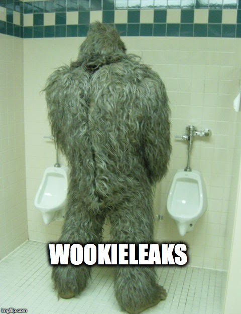 WookieLeaks | WOOKIELEAKS | image tagged in wikileaks,wookie,wookieleaks,chewbacca,star wars | made w/ Imgflip meme maker