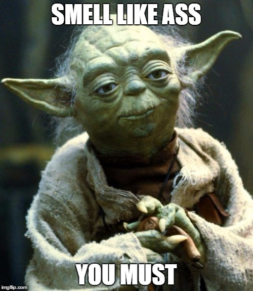 Star Wars Yoda Meme | SMELL LIKE ASS YOU MUST | image tagged in memes,star wars yoda | made w/ Imgflip meme maker