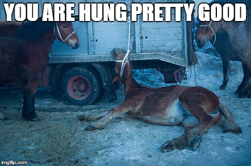 YOU ARE HUNG PRETTY GOOD | made w/ Imgflip meme maker