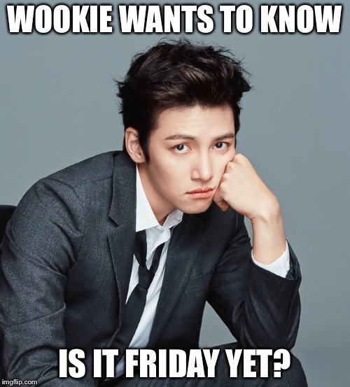 WOOKIE WANTS TO KNOW; IS IT FRIDAY YET? | made w/ Imgflip meme maker