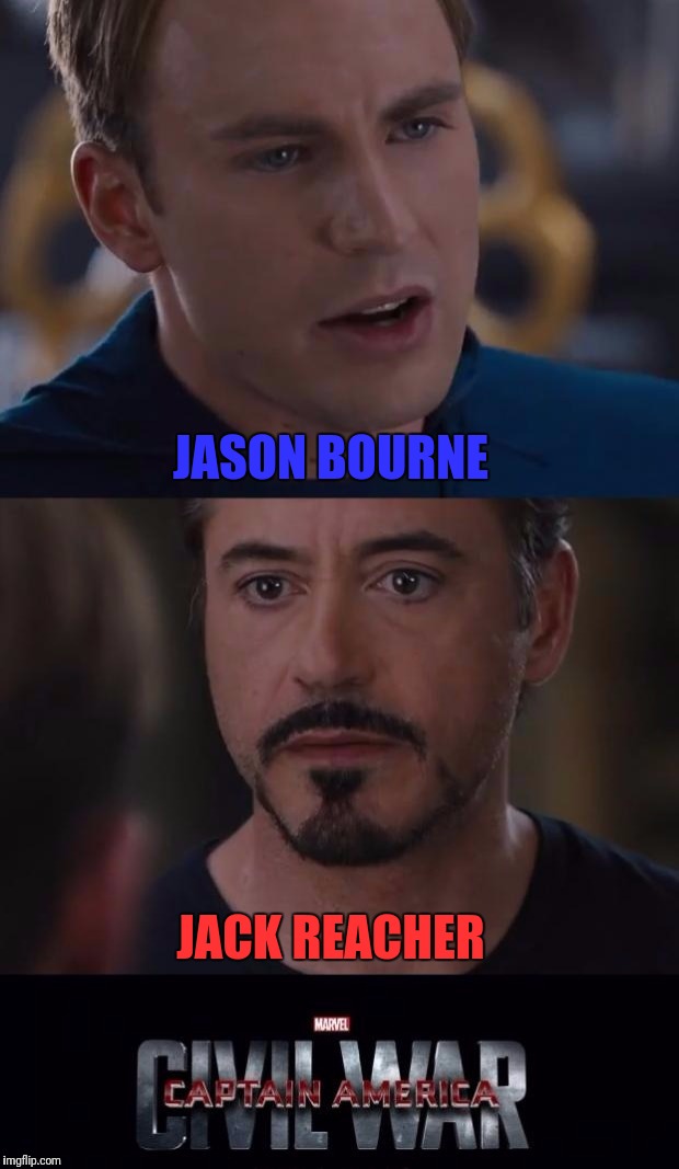 JASON BOURNE JACK REACHER | made w/ Imgflip meme maker