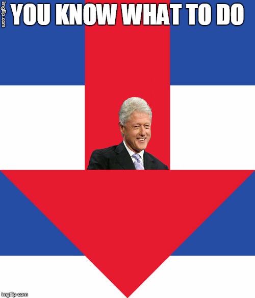 Hillary Campaign Logo | YOU KNOW WHAT TO DO | image tagged in hillary campaign logo | made w/ Imgflip meme maker