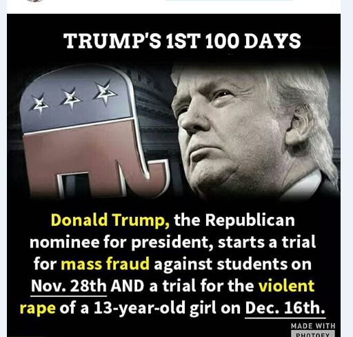 Trump 1st 100 days Blank Meme Template