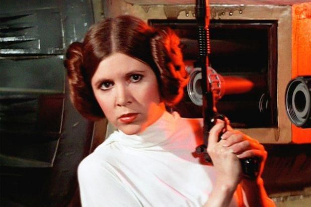 Princess Leia with gun Blank Meme Template