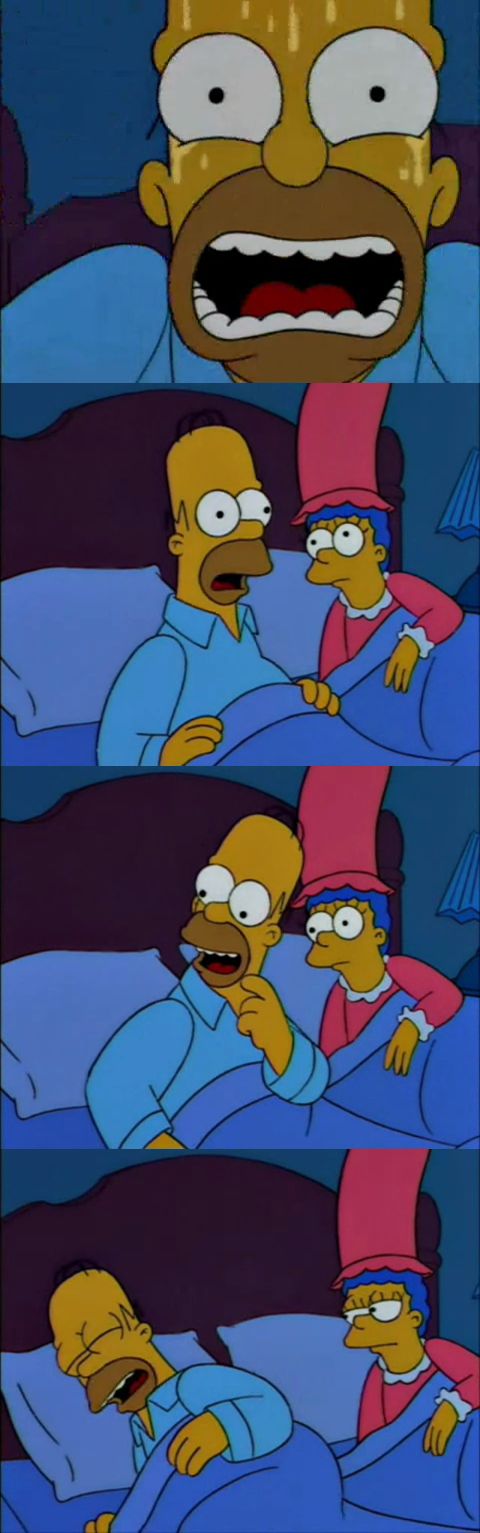 High Quality The Simpsons, Homer hates Michael Jackson Blank Meme Template