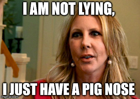 desperate housewives | I AM NOT LYING, I JUST HAVE A PIG NOSE | image tagged in celebs | made w/ Imgflip meme maker