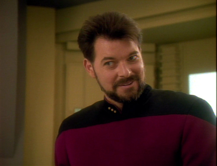 Riker Lets Start Some Trouble Blank Meme Template