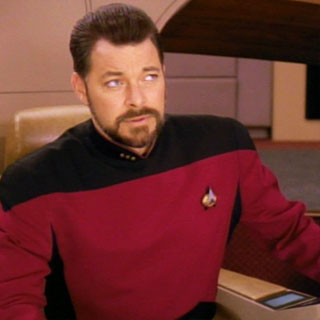 Riker Skeptical Blank Meme Template