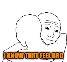 I KNOW THAT FEEL BRO | made w/ Imgflip meme maker